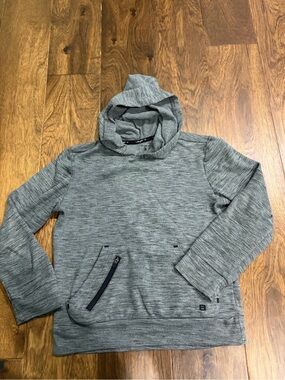 Layer 8 Boys Size 8 Heather Gray Hoodie with Hood